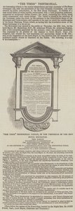 Le témoignage du Times (gravure) - English School