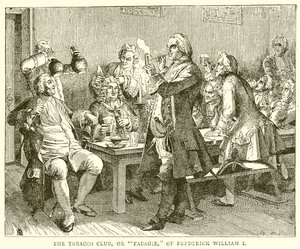 Le club de tabac, ou Tabagie, de Frédéric-Guillaume Ier - English School