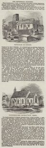 Les églises de Tottenham (gravure) - English School