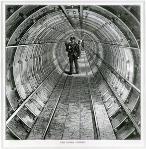 Le métro de la Tour, 1870 - English School