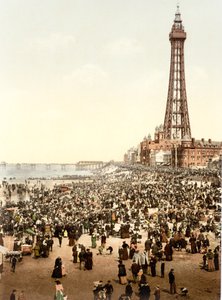 La Tour et la plage, Blackpool - English School