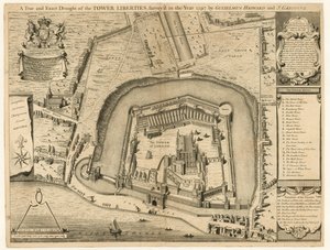 Tour de Londres relevée en 1597 - English School
