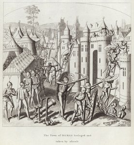 La ville de Duras assiégée et prise d
