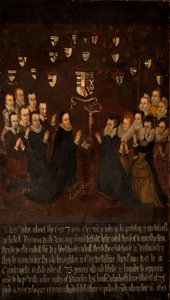 La famille Towneley en prière, vers 1800 - English School