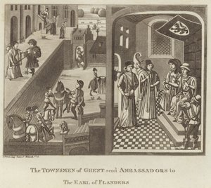 Les habitants de Gand envoient des ambassadeurs au comte de Flandre - English School