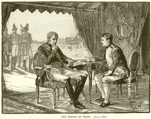 Le traité de Tilsit - English School