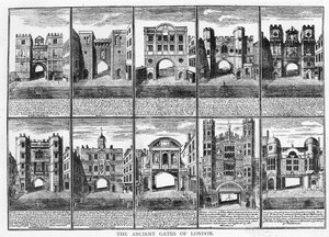 Les douze anciennes portes de la ville de Londres