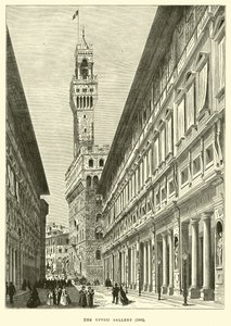 La Galerie des Offices, 1865 - English School