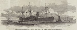 Le paquebot postal des États-Unis "Atlantic" remorqué jusqu