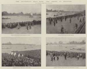 La course de bateaux universitaires, les équipages à l