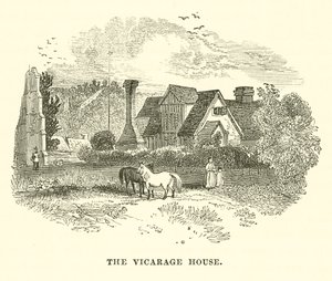 Le presbytère (gravure) - English School