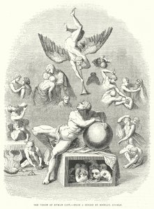 La vision de la vie humaine (gravure) - English School