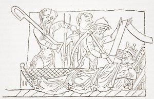 La vision des laboureurs, tirée des Prophéties de Merlin - English School