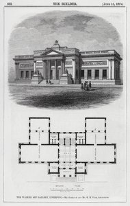 La Walker Art Gallery, Liverpool (gravure) - English School