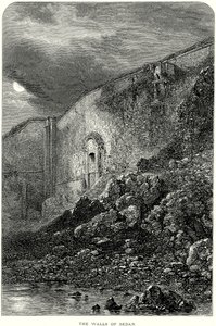 Les murailles de Sedan (gravure) - English School