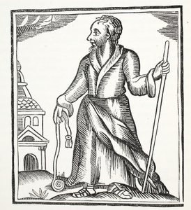 Le Juif errant, illustration de Chap-books du XVIIIe siècle par John Ashton, pub. 1882 - English School