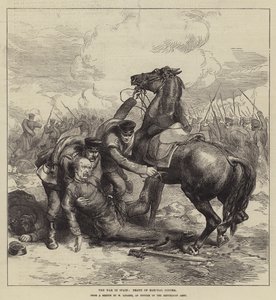 La guerre en Espagne, mort du maréchal Concha - English School