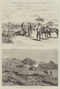 La guerre au Soudan (gravure) - English School