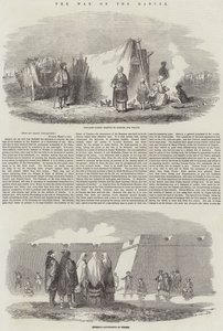 La guerre sur le Danube (gravure) - English School