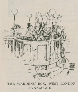 La boîte des gardiens, synagogue de West London - English School