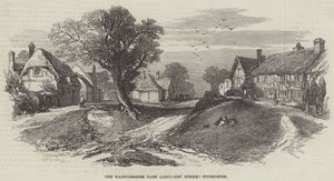 La grève des ouvriers agricoles du Warwickshire, Stoneleigh (gravure) - English School