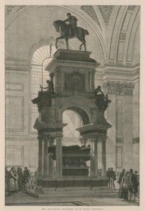 Monument de Wellington dans la cathédrale Saint-Paul - English School