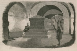 Le tombeau de Wellington dans la crypte de Saint-Paul - English School