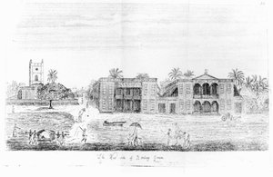 Le côté ouest de Bombay Green, Inde, de Voyage to the East Indies par John Henry Grose, 2ème édition, 1766 - English School