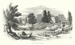 Le Pont de Wey (gravure) - English School