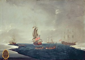 La flotte baleinière de Sir Samuel Standidge - English School