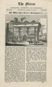 Le White Hart Tavern, Bishopsgate Street - English School