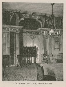 Le salon blanc, avec alcôve, Holland House - English School