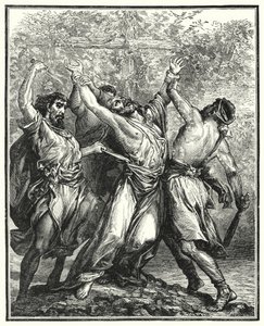 Les Mauvais Vignerons (gravure) - English School