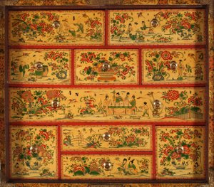 Le Cabinet de Witcombe, vers 1697 - English School