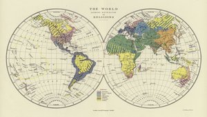 Le monde montrant la distribution des religions - English School