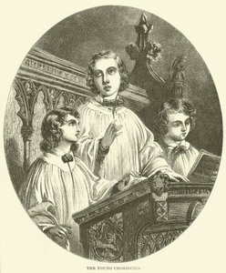 Les jeunes choristes (gravure)