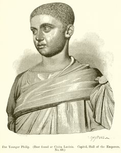 Le Jeune Philippe (Buste trouvé à Civita Lavinia, Capitole, Salle des Empereurs, No. 69) - English School