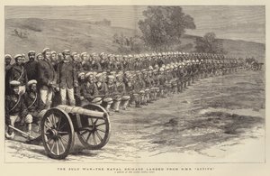 La guerre zouloue, la brigade navale débarquée du HMS "Active" - English School