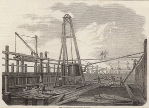 La machine à enfoncer les pieux atmosphérique - English School