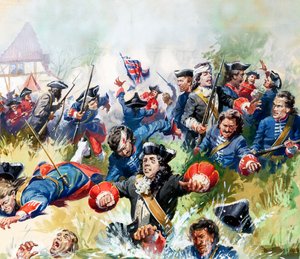 La bataille de Blenheim - English School