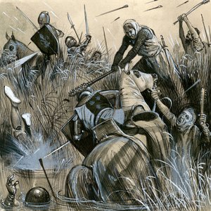 La bataille de Courtrai - English School