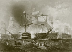 La bataille de Trafalgar - English School