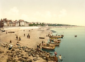 La plage, Exmouth - English School