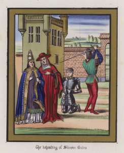 La décapitation de Sir Silvester Budes - English School