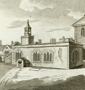 La chapelle dans la Tour de Londres - English School