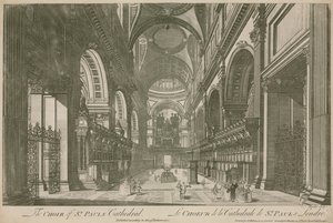 Le chœur de la cathédrale Saint-Paul, Londres - English School