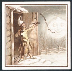 Les compliments de la saison - Carte de Noël - English School