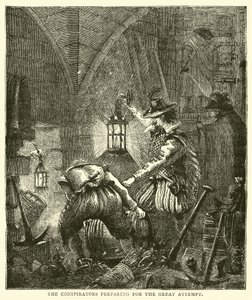 Les conspirateurs préparant la grande tentative - English School