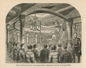 La chapelle des forçats à bord du ponton de la Défense - English School