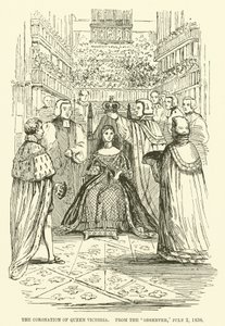Le couronnement de la reine Victoria, de l